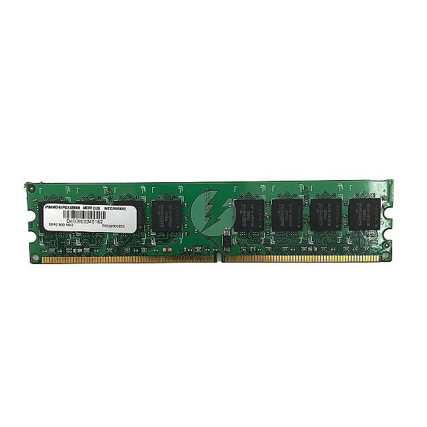 Memória RAM Megaware PIMMD4XPXXX0008: DDR2, 2GB, Rx, 800, UDIMM
