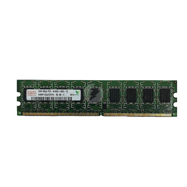 Memória RAM Hynix HYMP125U72CP8-S6: DDR2, 2GB, 2Rx8, 800E, ECC UDIMM