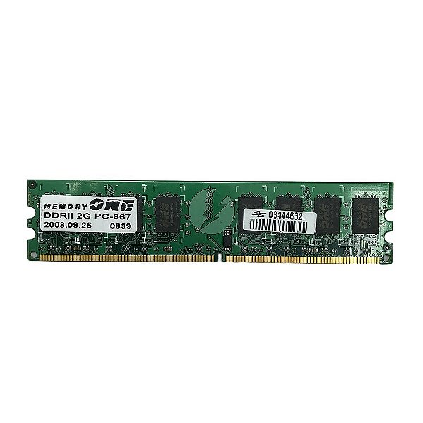 Memória RAM Memory ONE Chip Memory ONE: DDR2, 2GB, Rx, 667, UDIMM