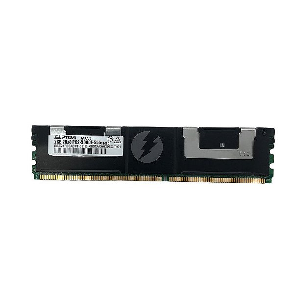Memória RAM Elpida EBE21FE8ACFT-6E-E: DDR2, 2GB, 2Rx8, 667F, FBDIMM