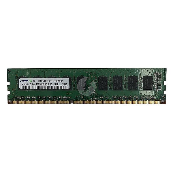 Memória RAM Ssamsung M391B5673EH1-CF8: DDR3, 2GB, 2Rx8, 1066E, ECC UDIMM