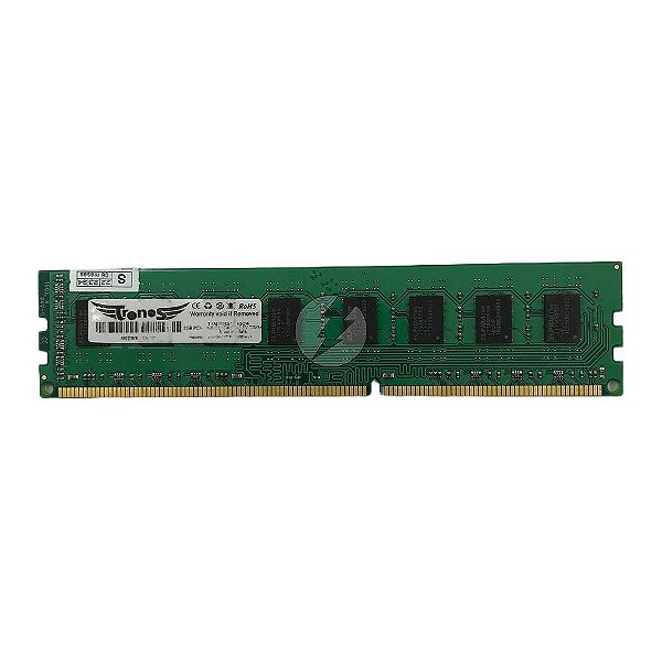 Memória RAM Tronos TN800D2CL6/2GW Chip Elpida: DDR2, 2GB, 800, UDIMM