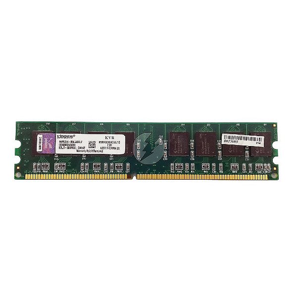 Memória RAM Kingston KVR400X64C3A/1G Chip Qimonda: DDR1, 1GB, 2Rx8, 400, UDIMM