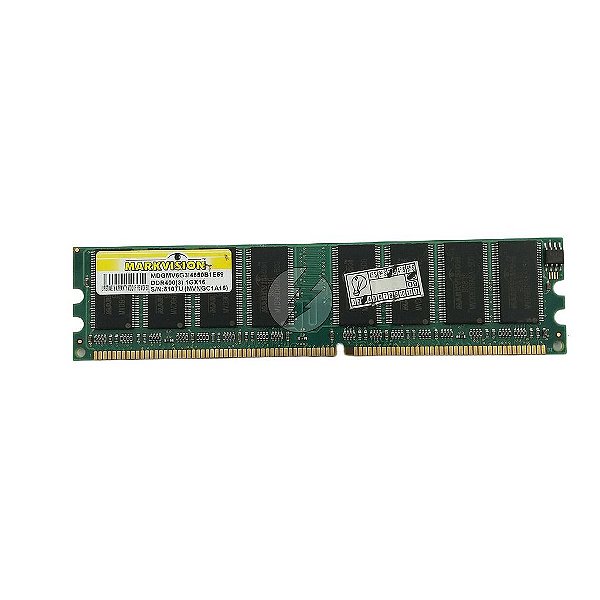 Memória RAM MarkVision MDGMV6G3I4850B1E59: DDR1, 1GB, Rx, 400, UDIMM