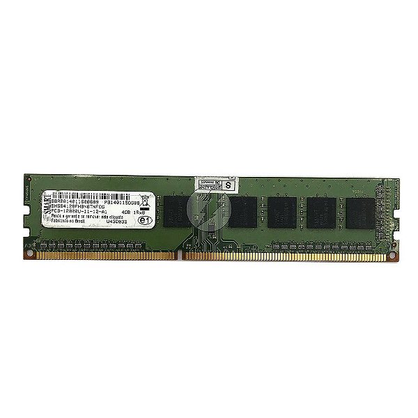 Memória RAM SMART SH564128FH8N6TNFQG U43Q03G: DDR3, 4GB, 1Rx8, 1600, UDIMM