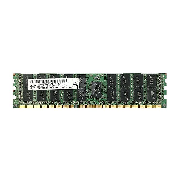 Memória RAM Micron MT36JSF51272PZ: DDR3, 4GB, 2Rx4, 1333R, RDIMM