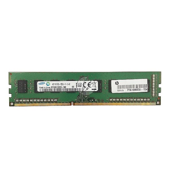 Memória RAM Samsung M378B5173EB0-EK0 698650-154: DDR3, 4GB, 1Rx8, 1600U, UDIMM