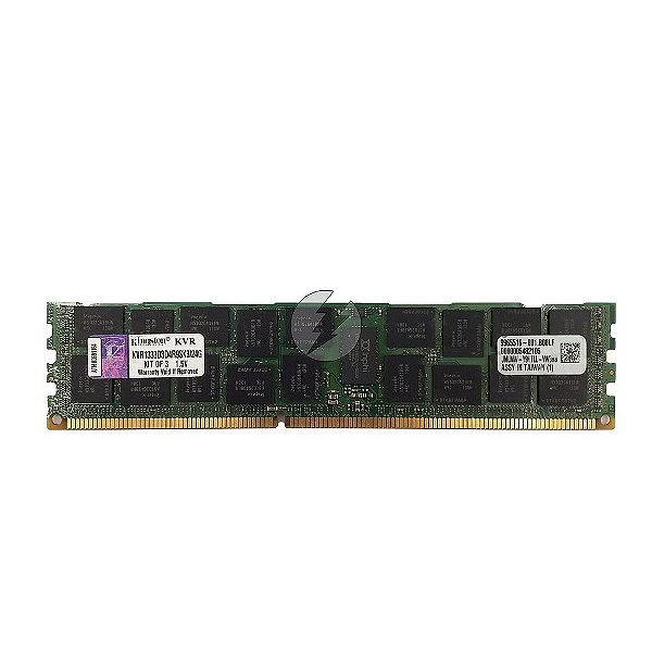 Memória RAM Kingston KVR1333D3D4R9SK3/24G: DDR3, 4GB, 2Rx4, 1333R, RDIMM