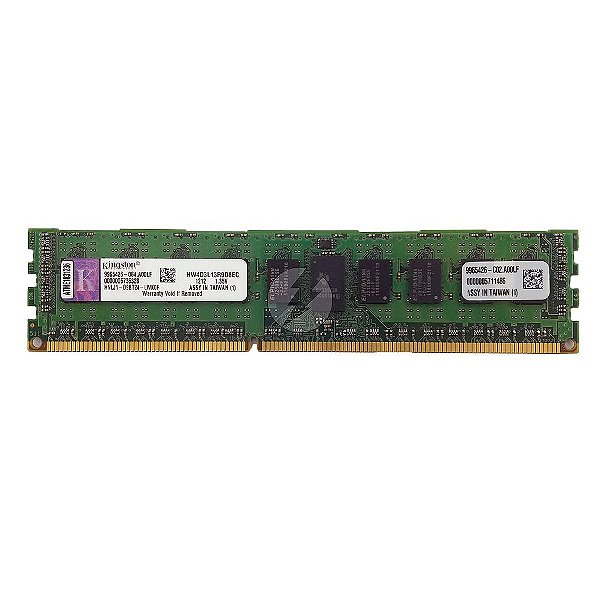 Memória RAM Kingston HW4D3L13R9D8EC Chip Elpida: DDR3, 4GB, Rx, 1333, RDIMM
