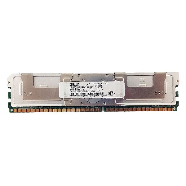 Memória RAM SMART M395T5160QZ4-CE66 0R823G: DDR2, 4GB, 2Rx4, 667F, FBDIMM