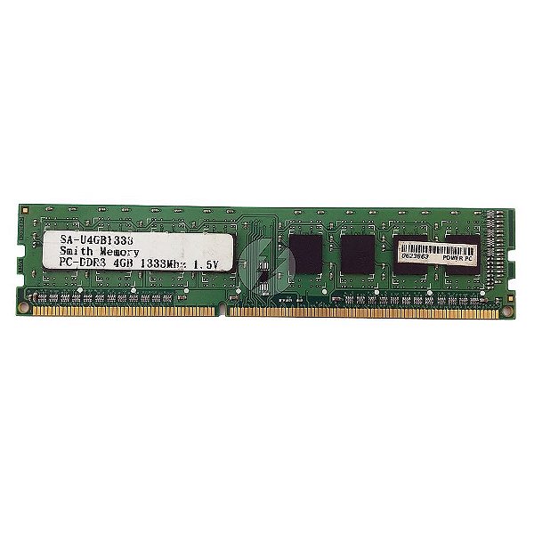 Memória RAM Genérica: DDR3, 4GB, Rx, 1333, UDIMM