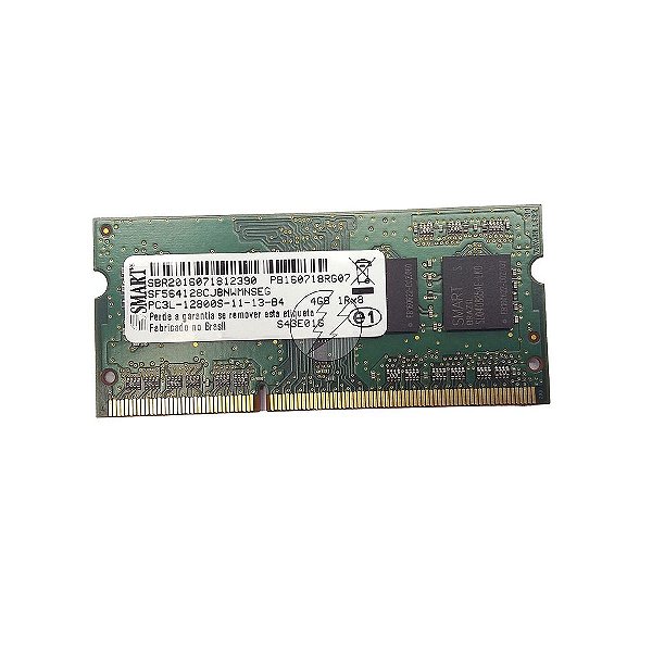 Memória RAM Teikon SF564128CJ8NWMNSEG S43E01G: DDR3L, 4GB, 1Rx8, 1600S, SODIMM