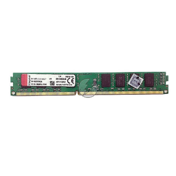 Memória RAM Kingston KVR1333D3N9/4G Chip Hynix: DDR3, 4GB, 2Rx8, 1333, UDIMM, VLP