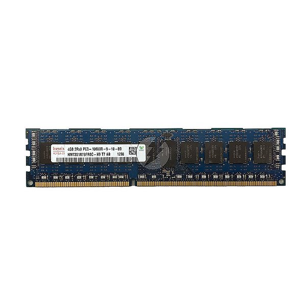 Memória RAM SK hynix HMT351R7BFR8C-H9: DDR3, 4GB, 2Rx8, 1333MHz, 10600R, RDIMM