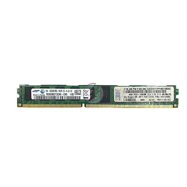 Memória RAM Samsung M392B5273CH0-CH9 44T1586: DDR3, 4GB, 2Rx8, 1333R, RDIMM, VLP