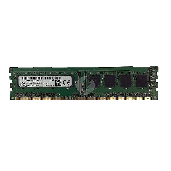 Memória RAM Micron MT8KTF51264AZ-1G4E1: DDR3L, 4GB, 1Rx8, 1600U, UDIMM