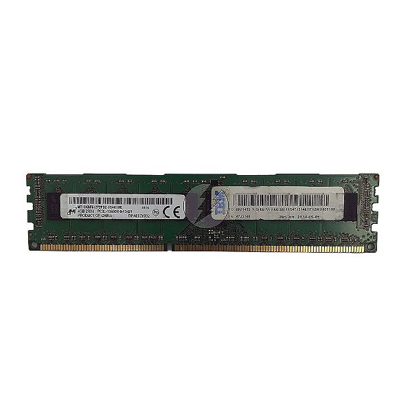 Memória RAM Micron MT18KSF51272PDZ-1G4K1HG: DDR3L, 4GB, 2Rx8, 1333R, RDIMM