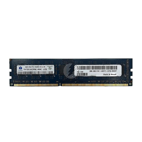 Memória RAM Teikon TMT251U6CFR8C-H9HC 08C7JC: DDR3, 4GB, 2Rx8, 1333Mhz, 10600U, UDIMM