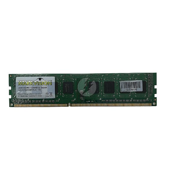 Memória RAM MarkVision MVD34096MLD-13: DDR3, 4GB, Rx, 1333, UDIMM