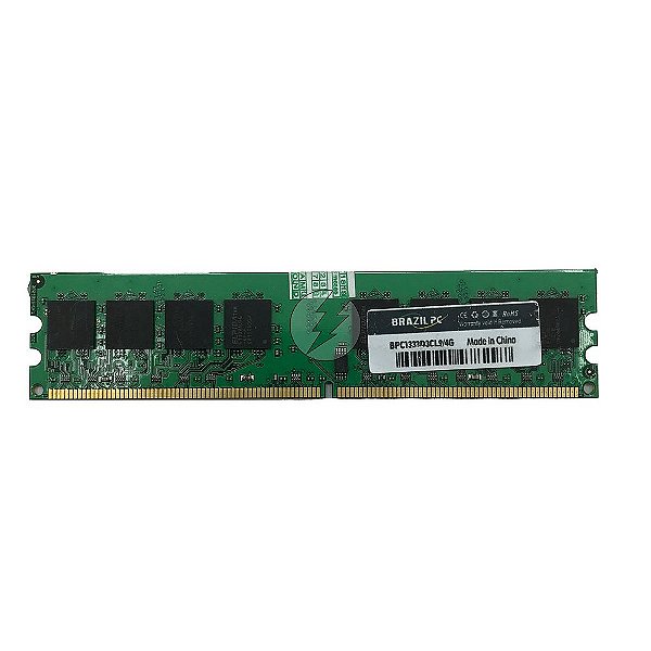 # Memória RAM Brazil PC BPC1333D3CL9/4G Chip Elpida: DDR3, 4GB, Rx, 1333, UDIMM