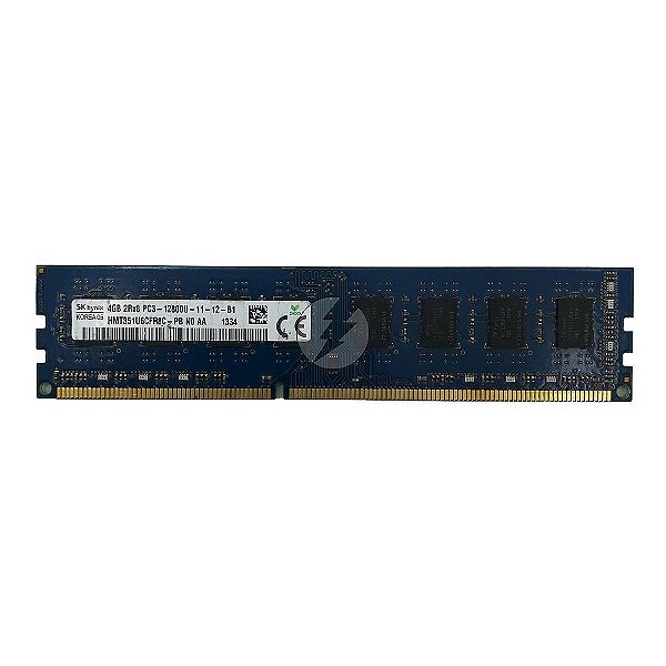 Memória RAM SK Hynix HMT351U6CFR8C-PB: DDR3, 4GB, 2Rx8, 1600Mhz, 12800U, UDIMM