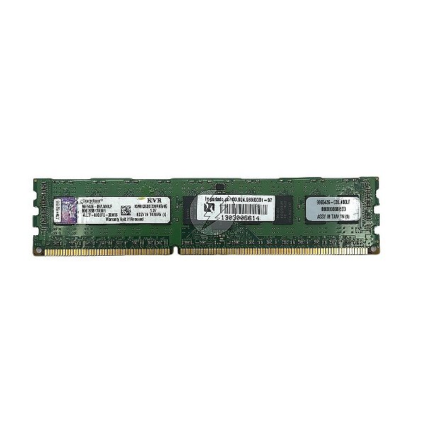 Memória RAM Kingston KVR1333D3D8R9S/4G Chip Hynix: DDR3, 4GB, 2Rx8, 1333, RDIMM