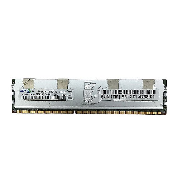 Memória RAM Samsung M393B5170EH1-CH9 500203-061: DDR3, 4GB, 2Rx4, 1333R, RDIMM