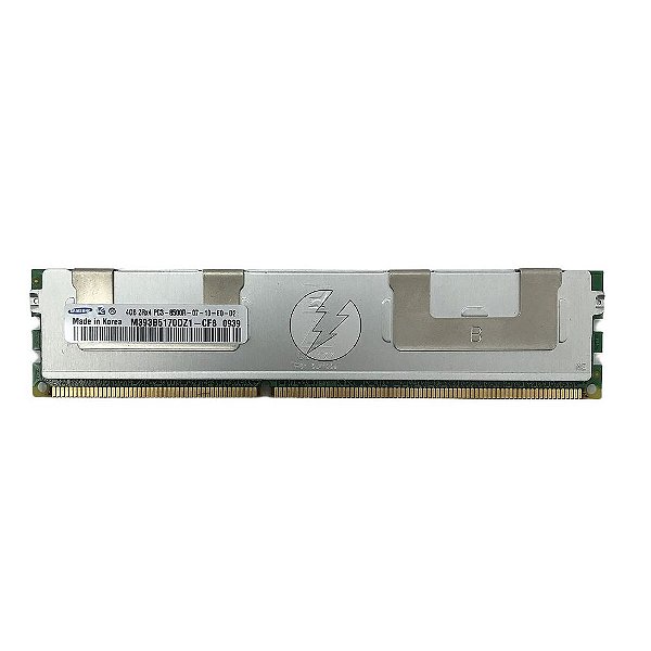Memória RAM Samsung M393B5170DZ1-CF8: DDR3, 4GB, 2Rx4, 1066MHz, 8500R, RDIMM