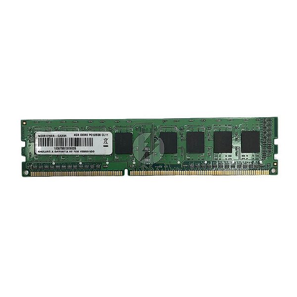 Memória RAM Multilaser MD3512NSA-CA3G1: DDR3, 4GB, Rx, 1600, UDIMM