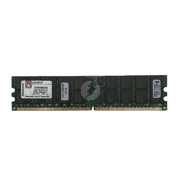 Memória RAM Kingston KTM2865/8G: DDR2, 4GB, Rx, 400MHz, 3200, ECC UDIMM