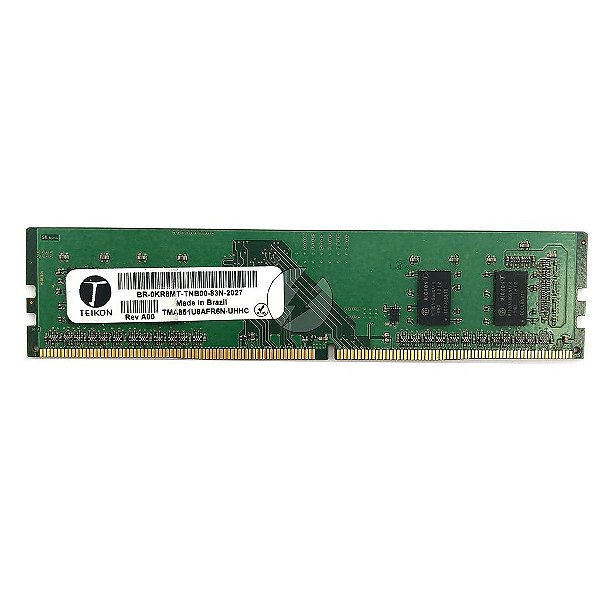 Memória RAM Teikon TMA851U6AFR6N-UHHC: DDR4, 4GB, 1Rx4, 2400, UDIMM