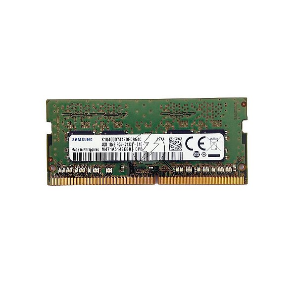 Memória RAM Samsung M471A5143EB0-CPB 799086-962: DDR4, 4GB, 1Rx8, 2133P, SODIMM