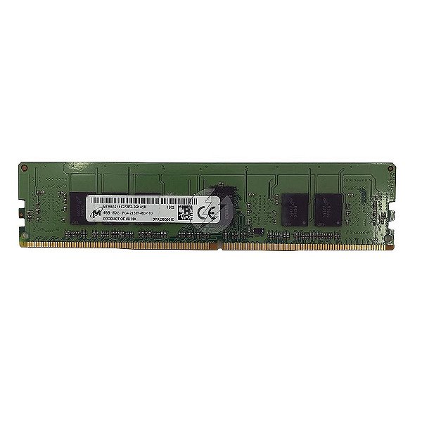 Memória RAM Micron MTA9ASF51272PZ-2G1A2II: DDR4, 4GB, 1Rx8, 2133P, RDIMM