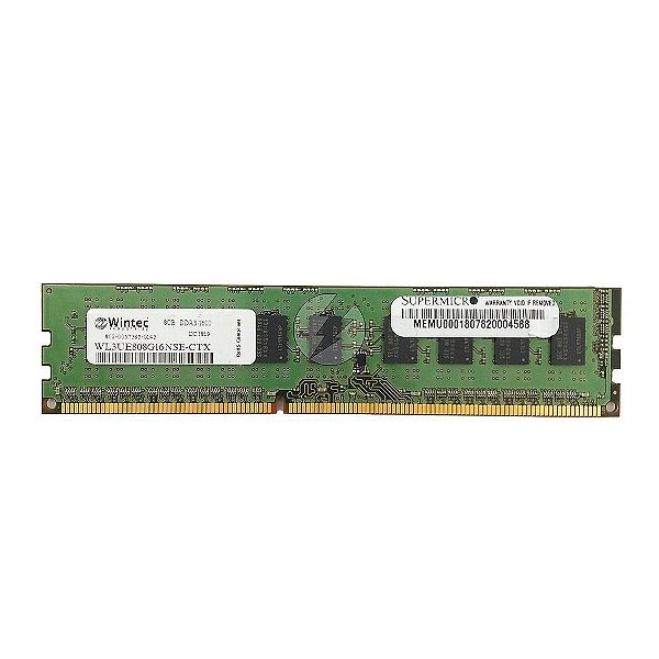 Memória RAM Wintec WL3UE808G16NSE-CTX: DDR3, 8GB, 1600, UDIMM