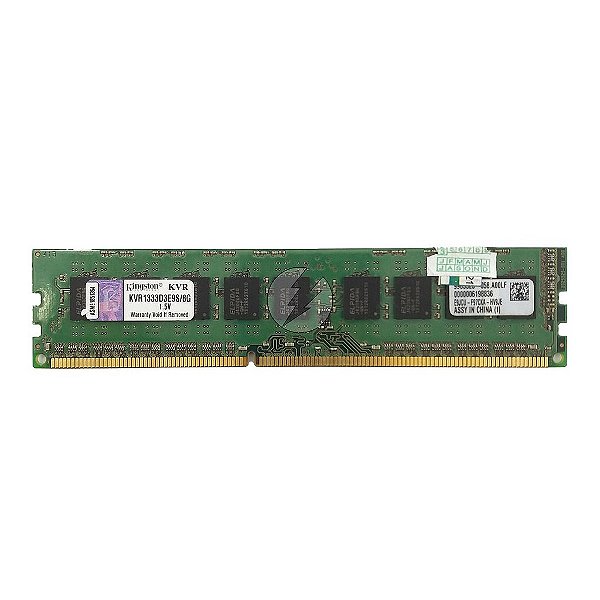 Memória RAM Kingston KVR1333D3E9S/8G: DDR3, 8GB, 1333, ECC UDIMM