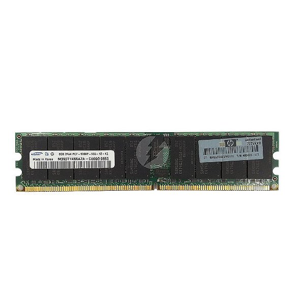 Memória RAM Samsung M393T1K66AZA-CE6 405478-071: DDR2, 8GB, 2Rx4, 667P, RDIMM