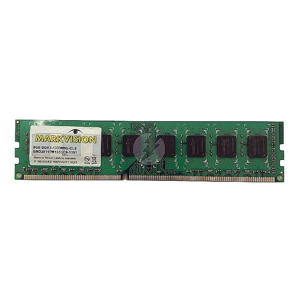 Memória RAM MarkVision BMD38192M1333C9: DDR3, 8GB, Rx, 1333, UDIMM