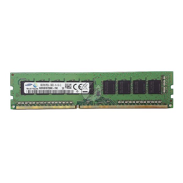 Memória RAM Samsung M391B1G73QH0-YK0: DDR3L, 8GB, 2Rx8, 1600E, 12800E, ECC UDIMM