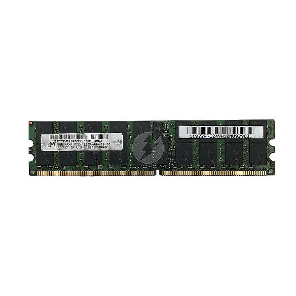Memória RAM Micron MT72HTS1G72PY-53EE1: DDR2, 8GB, 4Rx4, 533P, RDIMM