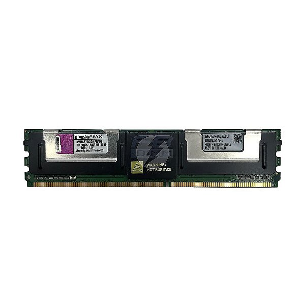 Memória RAM Kingston KVR667D2D4F5/8G: DDR2, 8GB, 2Rx4, 667F, FBDIMM