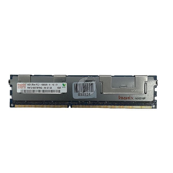 Memória RAM SK Hynix HMT31GR7AFR4C-H9 500205-071: DDR3, 8GB, 2Rx4, 1333R, RDIMM