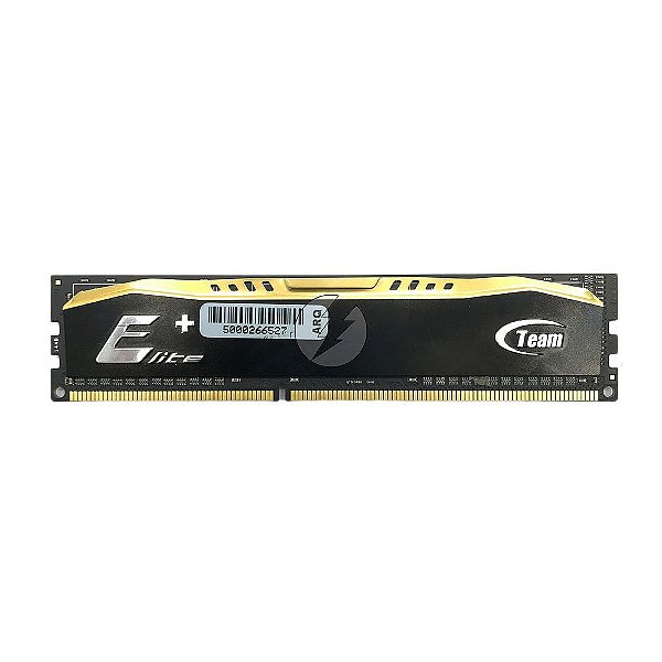 Memória RAM Team Elite+ TPD38G1600HC11BK: DDR3, 8GB, Rx, 1600, UDIMM