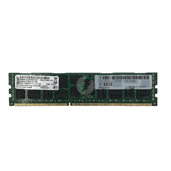 Memória RAM Smart M393B1K70DH0-CK0 R83D10G: DDR3, 8GB, 2Rx4, 1600R, RDIMM
