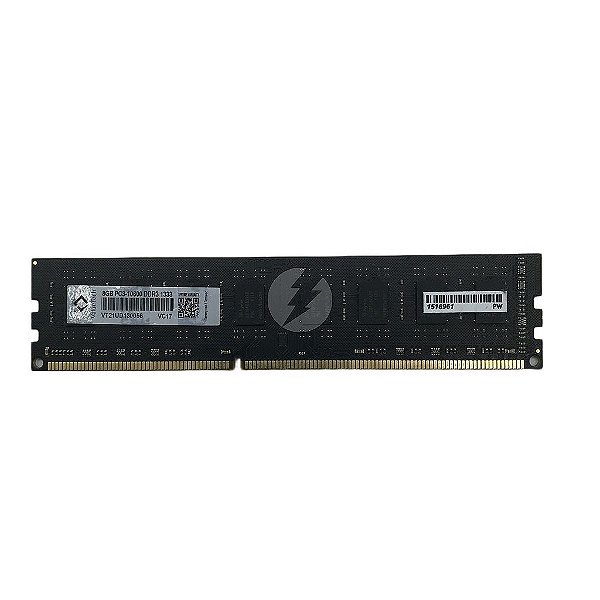 Memória RAM genérica: DDR3, 8GB, Rx, 1333MHz, 10600, UDIMM
