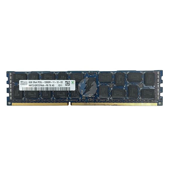 Memória RAM SK hynix HMT31GR7CFR4A-PB 7011456: DDR3L, 8GB, 2Rx4, 1600MHz, 12800R, RDIMM