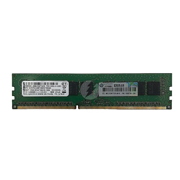 Memória RAM SMART M391B1G7QH0-CK0 E83Q02G 669239-281: DDR3, 8GB, 2Rx8, 1600MHz, 12800E, ECC UDIMM