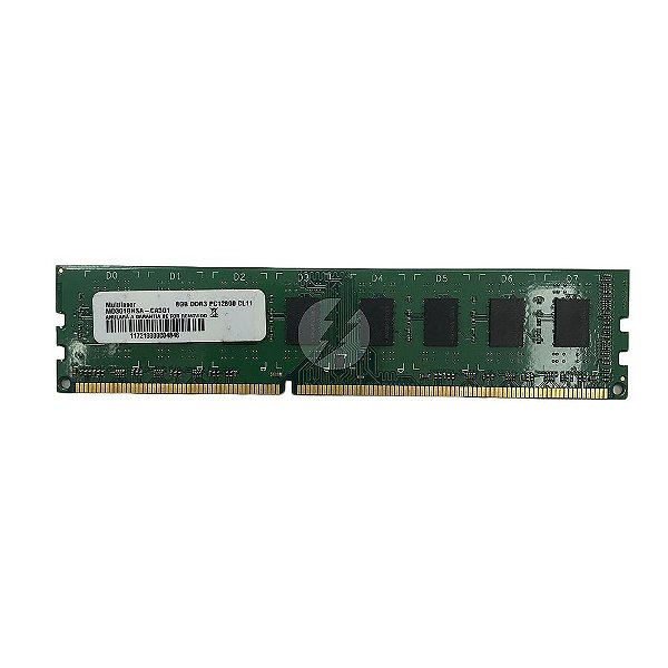 Memória RAM Multilaser MD301GNSA-CA3G1: DDR3, 8GB, Rx, 1600MHz, 12800, UDIMM