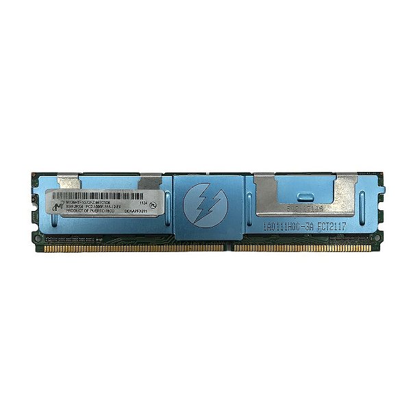 Memória RAM Micron MT36HTF1G72FZ-667C1: DDR2, 8GB, 2Rx4, 667MHz, 5300F, FBDIMM