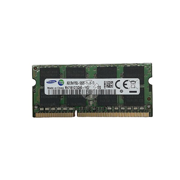 Memória RAM Samsung M471B1G73QH9-YK0: DDR3L, 8GB, 2Rx8, 1600MHz 12800S, SODIMM