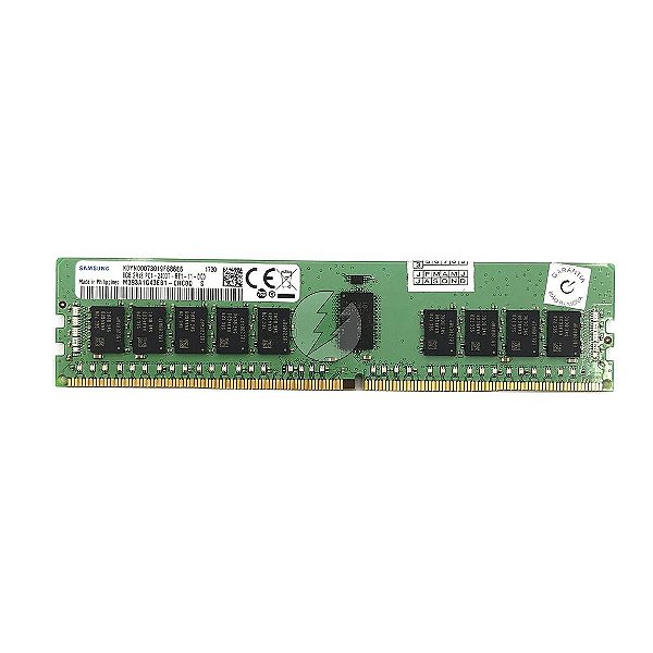 Memória RAM Samsung M393A1G43EB1-CRC0Q 01AG608: DDR4, 8GB, 2Rx8, 2400T, RDIMM